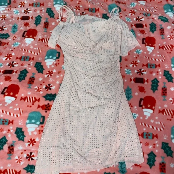 Fashion Nova pink rhinestone dress - Picture 2 of 4